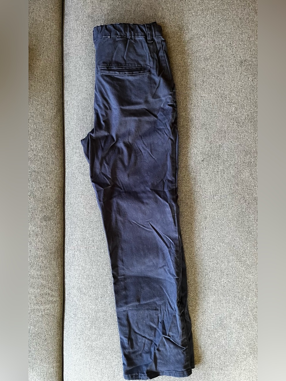 Boys Size 16 Navy School Uniform Chino Pants Adjustable Waist Cat & Jack